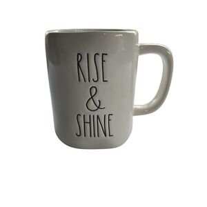 Rae Dunn RISE & SHINE mug coffee tea cup - Ceramic‎ Collectible